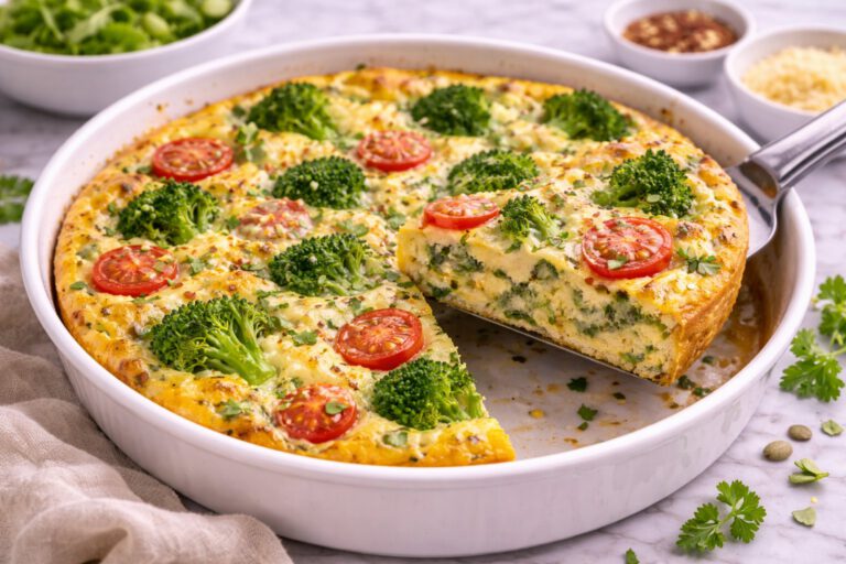 Baked Frittata with Broccoli